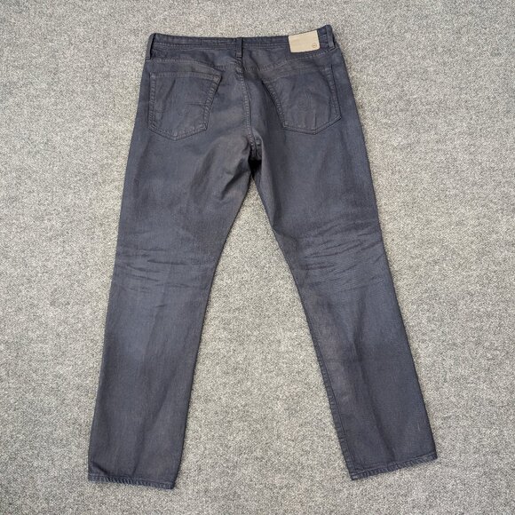 AG ADRIANO GOLDSCHMIED Jeans Everett Men's 38x32 Blue Zip Slim Straight Pants - Picture 4 of 16